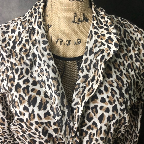 —-SOLD ——J.Crew Factory Leopard print - Picture 2 of 5